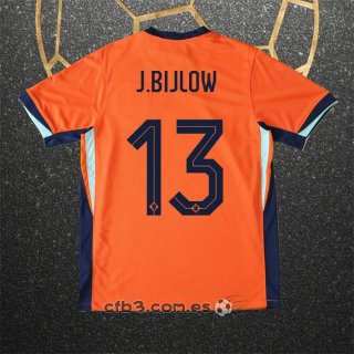 Camiseta Paises Bajos Jugador J.Bijlow Primera 2024