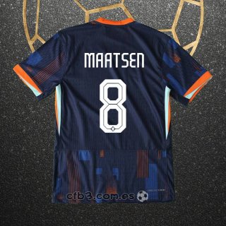 Camiseta Paises Bajos Jugador Maatsen Segunda 2024