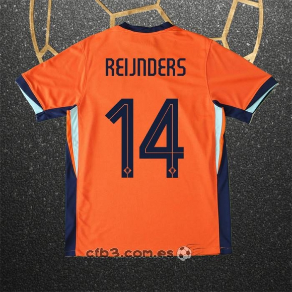 Camiseta Paises Bajos Jugador Reijnders Primera 2024