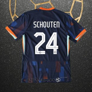 Camiseta Paises Bajos Jugador Schouten Segunda 2024