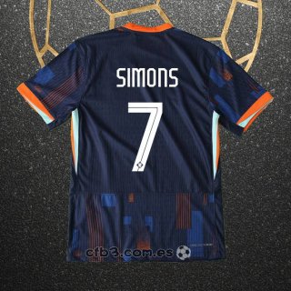 Camiseta Paises Bajos Jugador Simons Segunda 2024