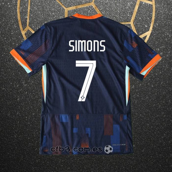 Camiseta Paises Bajos Jugador Simons Segunda 2024