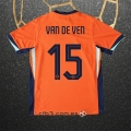 Camiseta Paises Bajos Jugador Van de Ven Primera 2024