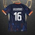 Camiseta Paises Bajos Jugador Veerman Segunda 2024