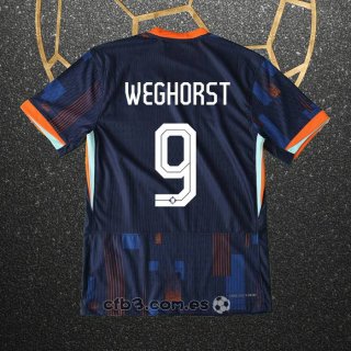 Camiseta Paises Bajos Jugador Weghorst Segunda 2024