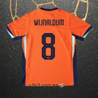Camiseta Paises Bajos Jugador Wijnaldum Primera 2024
