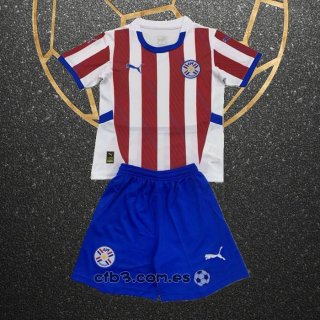 Camiseta Paraguay Primera Nino 2024