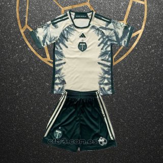 Camiseta Portland Timbers Segunda Nino 24-25