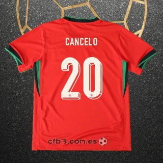 Camiseta Portugal Jugador Cancelo Primera 2024
