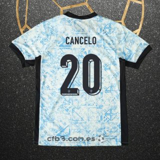 Camiseta Portugal Jugador Cancelo Segunda 2024