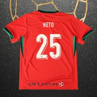 Camiseta Portugal Jugador Neto Primera 2024
