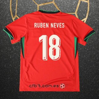 Camiseta Portugal Jugador Ruben Neves Primera 2024