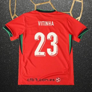 Camiseta Portugal Jugador Vitinha Primera 2024