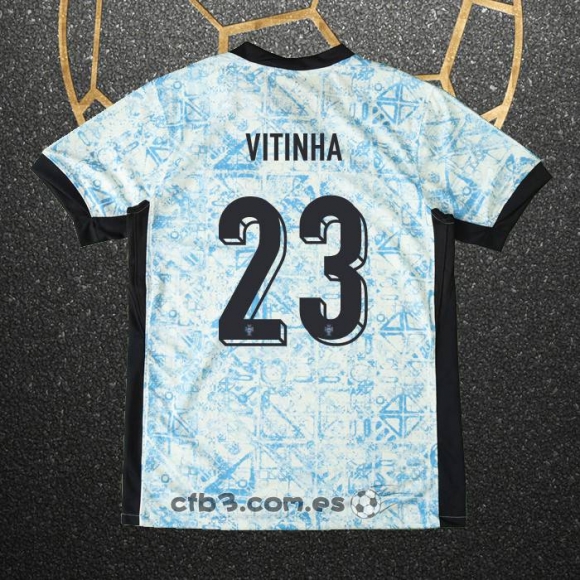 Camiseta Portugal Jugador Vitinha Segunda 2024