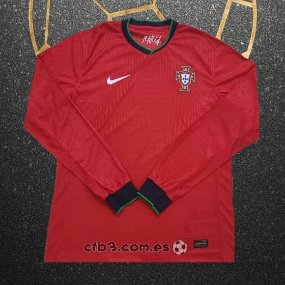 Camiseta Portugal Primera Manga Larga 2024