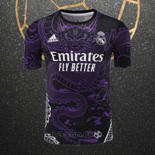 Camiseta de Entrenamiento Real Madrid Dragon 24-25 Purpura