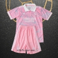 Camiseta Real Madrid Chinese Dragon Nino 23-24 Rosa