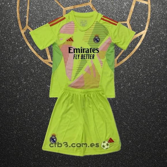 Camiseta Real Madrid Portero Cuarto Nino 24-25