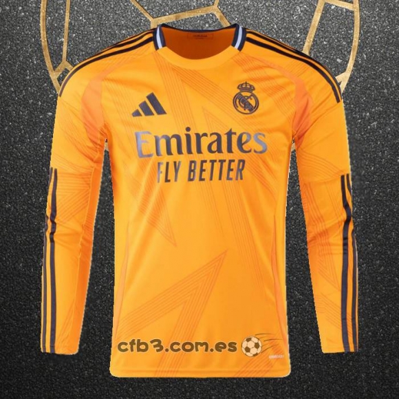 Camiseta Real Madrid Segunda Manga Larga 24-25