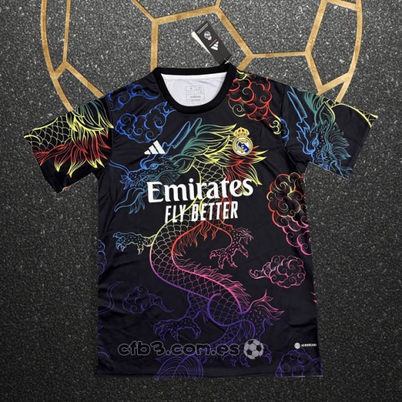 Tailandia Camiseta Real Madrid del Dragon 24-25 Negro