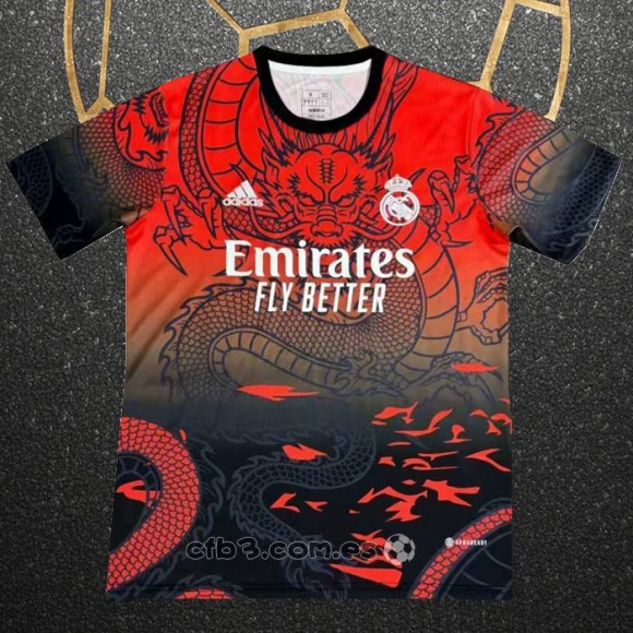 Tailandia Camiseta Real Madrid Dragon 2024-2025 Rojo