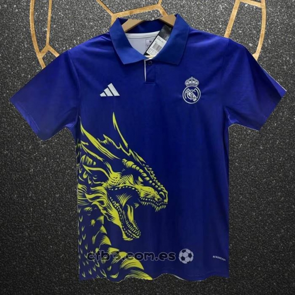 Tailandia Camiseta Real Madrid Dragon 24-25 Azul