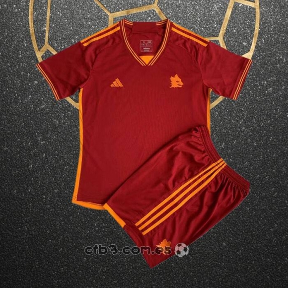 Camiseta Roma Primera Nino 23-24