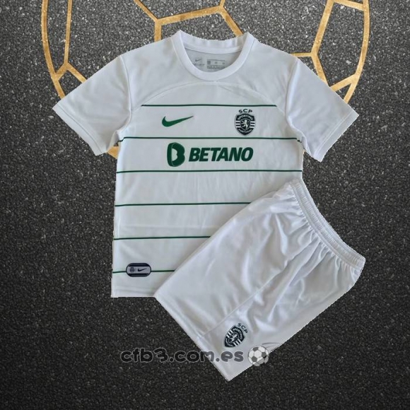 Camiseta Sporting Segunda Nino 23-24