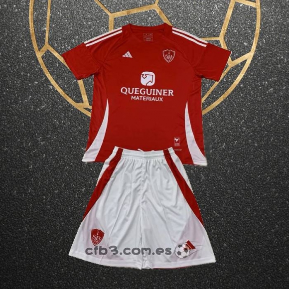 Camiseta Stade Brestois Primera Nino 24-25