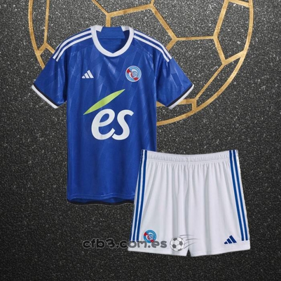 Camiseta Strasbourg Primera Nino 23-24