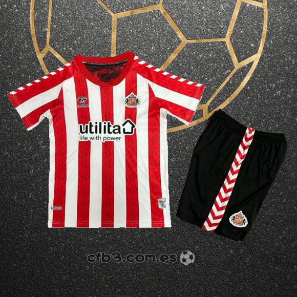 Camiseta Sunderland Primera Nino 24-25