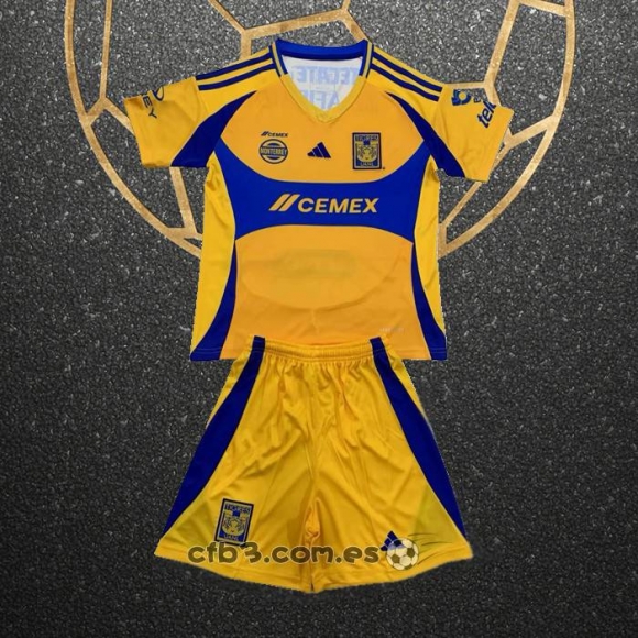 Camiseta Tigres UANL Primera Nino 24-25