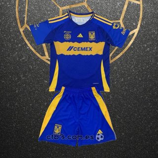 Camiseta Tigres UANL Segunda Nino 24-25