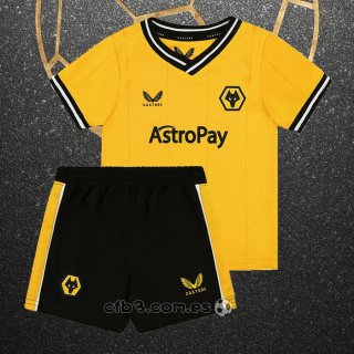 Camiseta Wolves Primera Nino 23-24